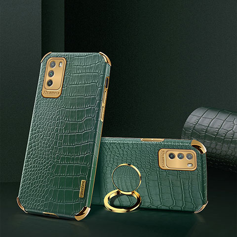 Coque Luxe Cuir Housse Etui XD2 pour Xiaomi Poco M3 Vert