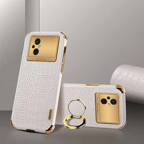 Coque Luxe Cuir Housse Etui XD2 pour Xiaomi Poco M5 4G Blanc