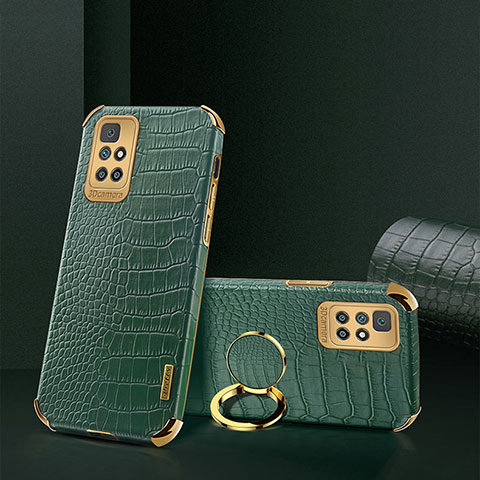 Coque Luxe Cuir Housse Etui XD2 pour Xiaomi Redmi 10 4G Vert