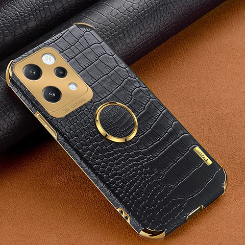 Coque Luxe Cuir Housse Etui XD2 pour Xiaomi Redmi 12 4G Noir