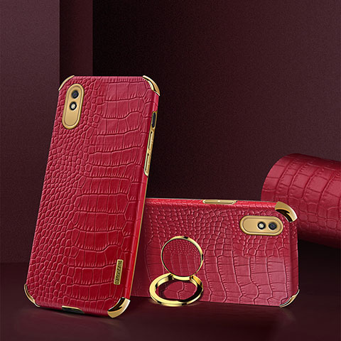 Coque Luxe Cuir Housse Etui XD2 pour Xiaomi Redmi 9A Rouge