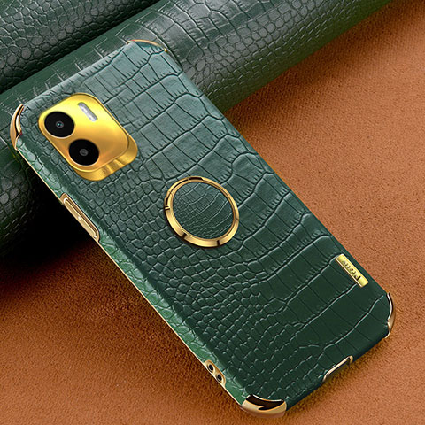 Coque Luxe Cuir Housse Etui XD2 pour Xiaomi Redmi A1 Vert