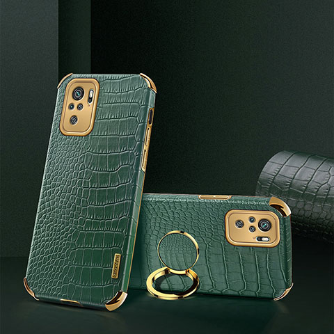 Coque Luxe Cuir Housse Etui XD2 pour Xiaomi Redmi Note 10S 4G Vert