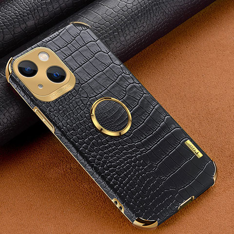 Coque Luxe Cuir Housse Etui XD3 pour Apple iPhone 13 Noir