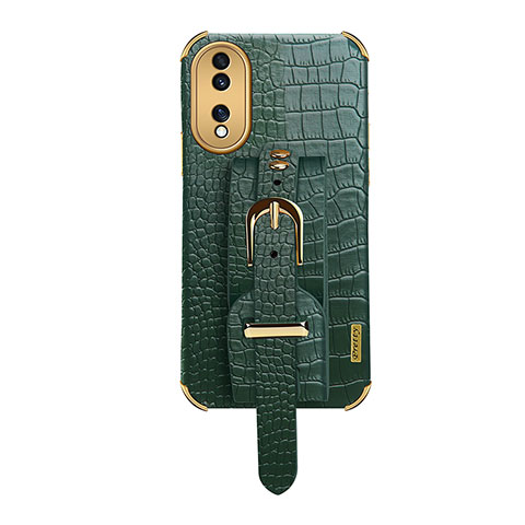 Coque Luxe Cuir Housse Etui XD3 pour Huawei Honor 70 5G Vert