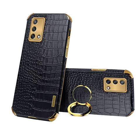 Coque Luxe Cuir Housse Etui XD3 pour Oppo F19s Noir