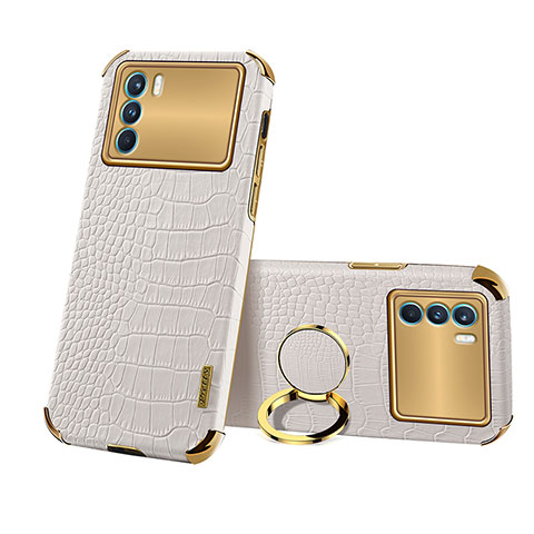 Coque Luxe Cuir Housse Etui XD3 pour Oppo K9 Pro 5G Blanc