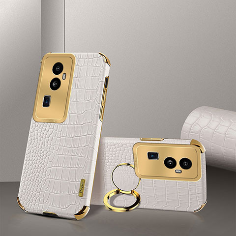 Coque Luxe Cuir Housse Etui XD3 pour Oppo Reno10 Pro+ Plus 5G Blanc