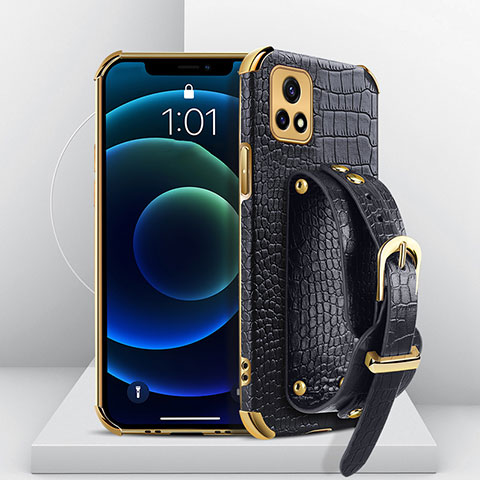 Coque Luxe Cuir Housse Etui XD3 pour Vivo Y31s 5G Noir