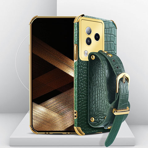 Coque Luxe Cuir Housse Etui XD3 pour Xiaomi Civi 3 5G Vert