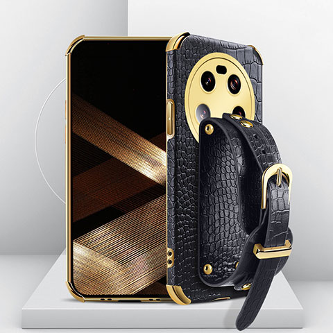 Coque Luxe Cuir Housse Etui XD3 pour Xiaomi Mi 13 Ultra 5G Noir