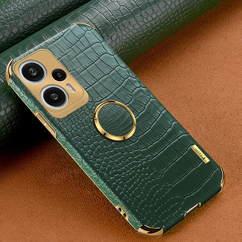 Coque Luxe Cuir Housse Etui XD3 pour Xiaomi Poco F5 5G Vert