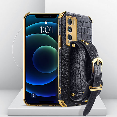 Coque Luxe Cuir Housse Etui XD4 pour Realme GT Master Explorer 5G Noir