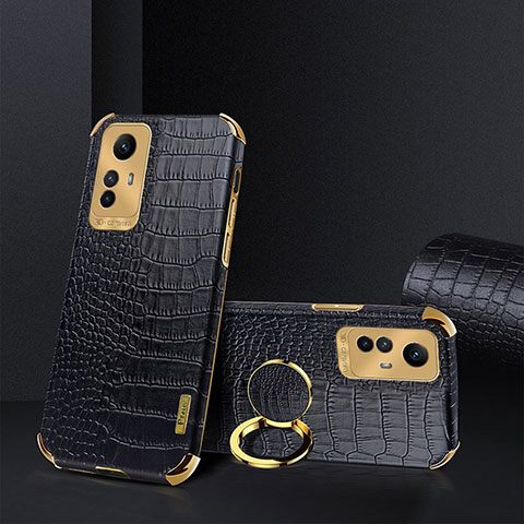 Coque Luxe Cuir Housse Etui XD4 pour Xiaomi Redmi Note 12S Noir