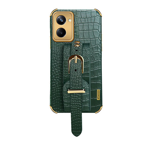 Coque Luxe Cuir Housse Etui XD5 pour Realme 10 Pro 5G Vert