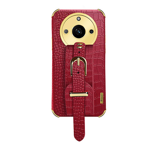 Coque Luxe Cuir Housse Etui XD5 pour Realme 11 Pro 5G Rouge