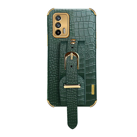 Coque Luxe Cuir Housse Etui XD5 pour Realme GT Neo 2T 5G Vert