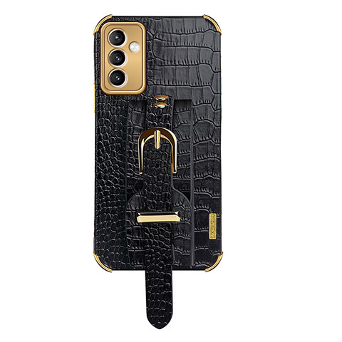 Coque Luxe Cuir Housse Etui XD5 pour Samsung Galaxy A05s Noir