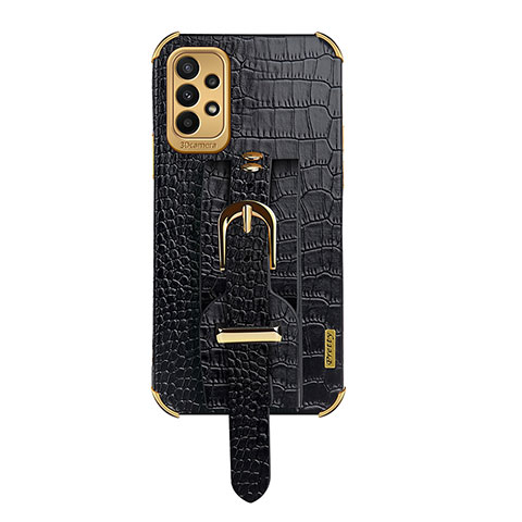 Coque Luxe Cuir Housse Etui XD5 pour Samsung Galaxy A23 5G Noir