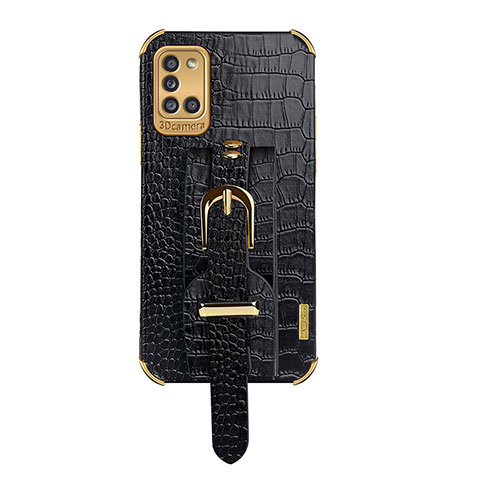 Coque Luxe Cuir Housse Etui XD5 pour Samsung Galaxy A31 Noir