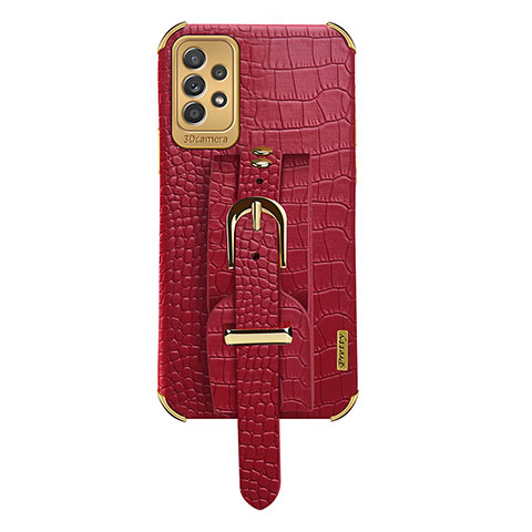 Coque Luxe Cuir Housse Etui XD5 pour Samsung Galaxy A53 5G Rouge