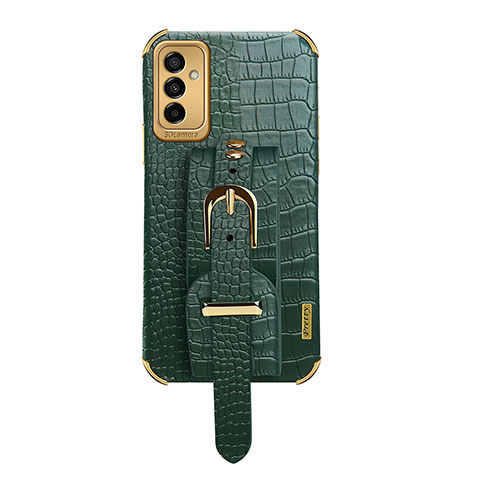 Coque Luxe Cuir Housse Etui XD5 pour Samsung Galaxy M23 5G Vert