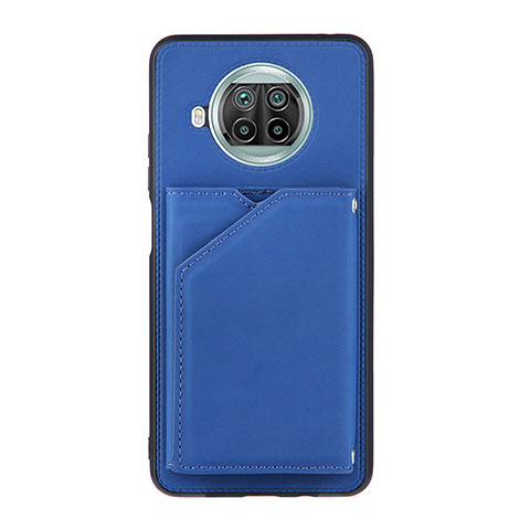 Coque Luxe Cuir Housse Etui Y01B pour Xiaomi Mi 10i 5G Bleu