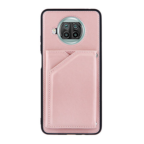 Coque Luxe Cuir Housse Etui Y01B pour Xiaomi Mi 10i 5G Or Rose