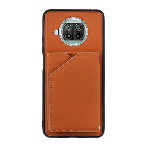 Coque Luxe Cuir Housse Etui Y01B pour Xiaomi Mi 10T Lite 5G Marron