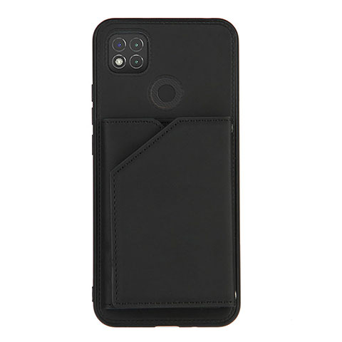 Coque Luxe Cuir Housse Etui Y01B pour Xiaomi POCO C3 Noir