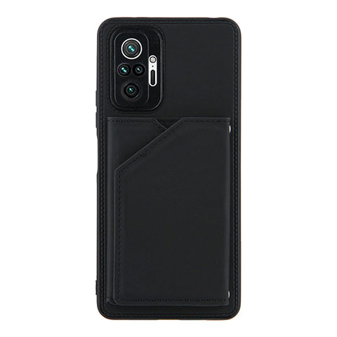 Coque Luxe Cuir Housse Etui Y01B pour Xiaomi Redmi Note 10 Pro 4G Noir