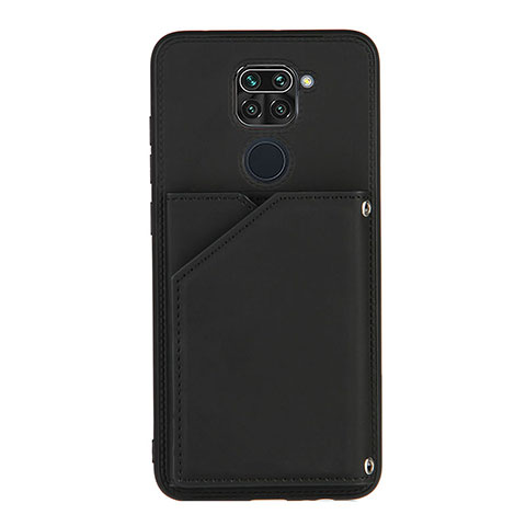 Coque Luxe Cuir Housse Etui Y01B pour Xiaomi Redmi Note 9 Noir