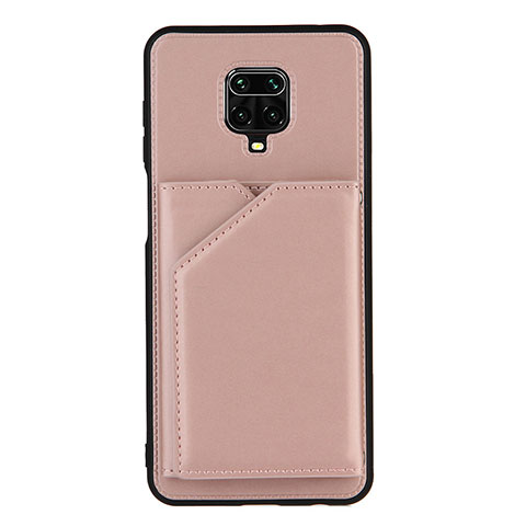 Coque Luxe Cuir Housse Etui Y01B pour Xiaomi Redmi Note 9 Pro Max Or Rose