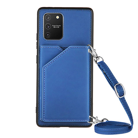 Coque Luxe Cuir Housse Etui Y02B pour Samsung Galaxy S10 Lite Bleu