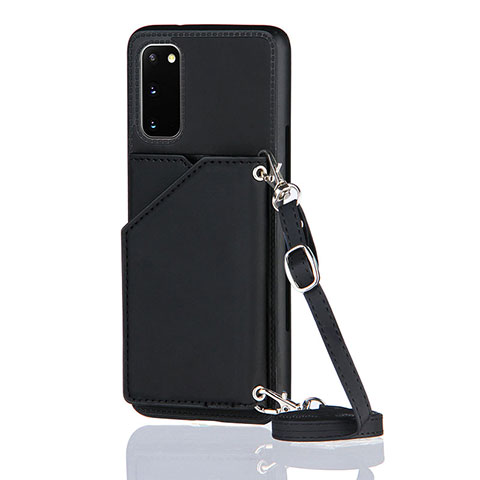 Coque Luxe Cuir Housse Etui Y02B pour Samsung Galaxy S20 5G Noir