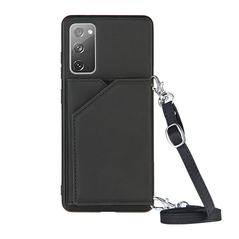 Coque Luxe Cuir Housse Etui Y02B pour Samsung Galaxy S20 FE 5G Noir