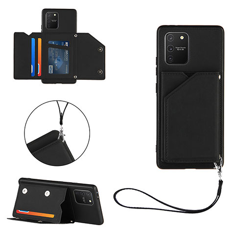 Coque Luxe Cuir Housse Etui Y03B pour Samsung Galaxy S10 Lite Noir