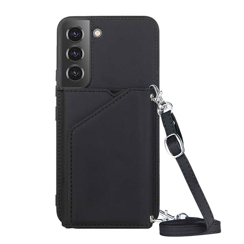 Coque Luxe Cuir Housse Etui Y04B pour Samsung Galaxy S21 Plus 5G Noir