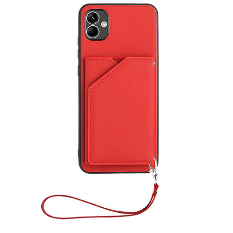 Coque Luxe Cuir Housse Etui YB2 pour Samsung Galaxy A04 4G Rouge