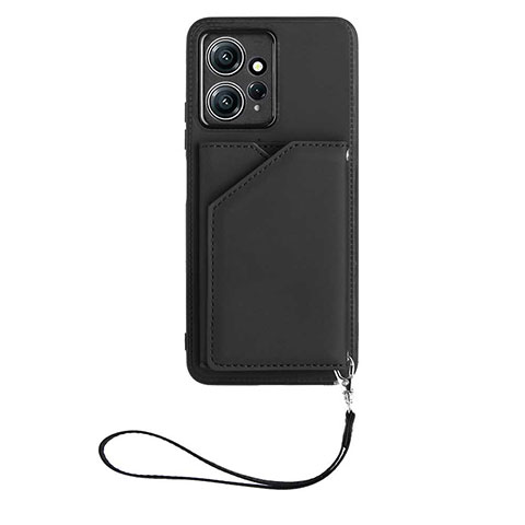 Coque Luxe Cuir Housse Etui YB2 pour Xiaomi Redmi Note 12 4G Noir