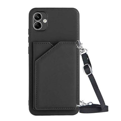 Coque Luxe Cuir Housse Etui YB3 pour Samsung Galaxy A04E Noir