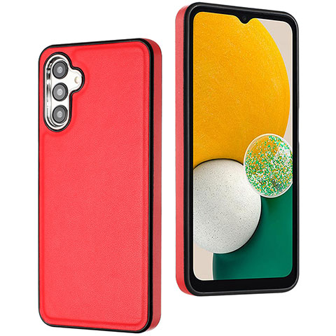Coque Luxe Cuir Housse Etui YB3 pour Samsung Galaxy A13 5G Rouge
