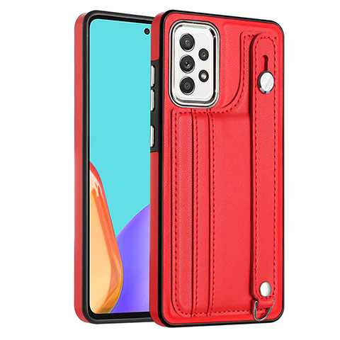 Coque Luxe Cuir Housse Etui YB3 pour Samsung Galaxy A32 4G Rouge