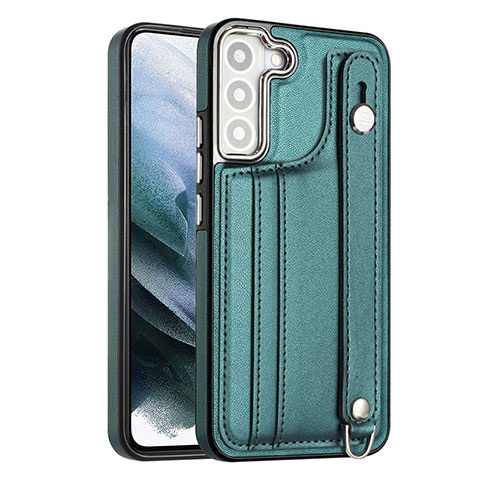 Coque Luxe Cuir Housse Etui YB4 pour Samsung Galaxy S23 5G Vert