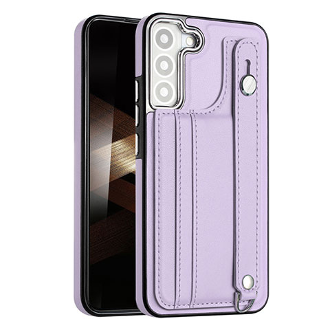 Coque Luxe Cuir Housse Etui YB4 pour Samsung Galaxy S24 5G Violet