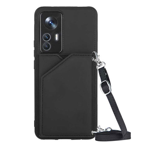 Coque Luxe Cuir Housse Etui YB4 pour Xiaomi Redmi K50 Ultra 5G Noir