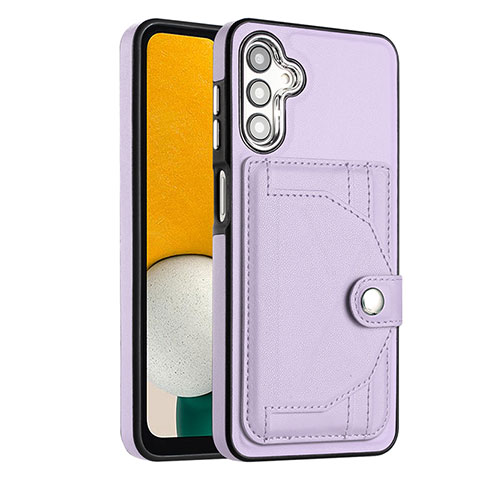 Coque Luxe Cuir Housse Etui YB5 pour Samsung Galaxy Jump3 5G Violet