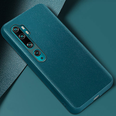 Coque Luxe Cuir Housse Etui Z02 pour Xiaomi Mi Note 10 Pro Vert