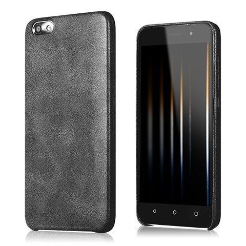 Coque Luxe Cuir Housse pour Huawei Honor 4X Noir