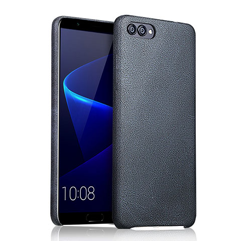 Coque Luxe Cuir Housse pour Huawei Honor V10 Bleu